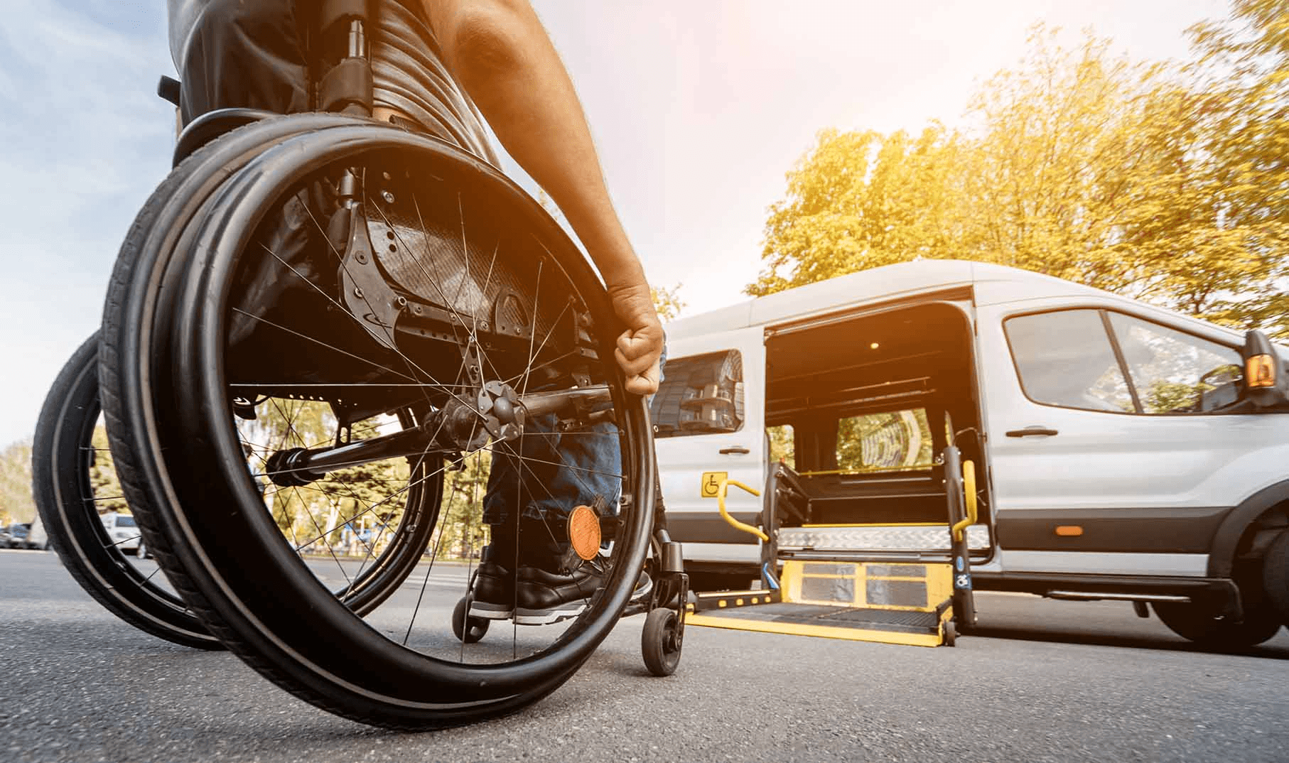 Wheelchair accessible van
