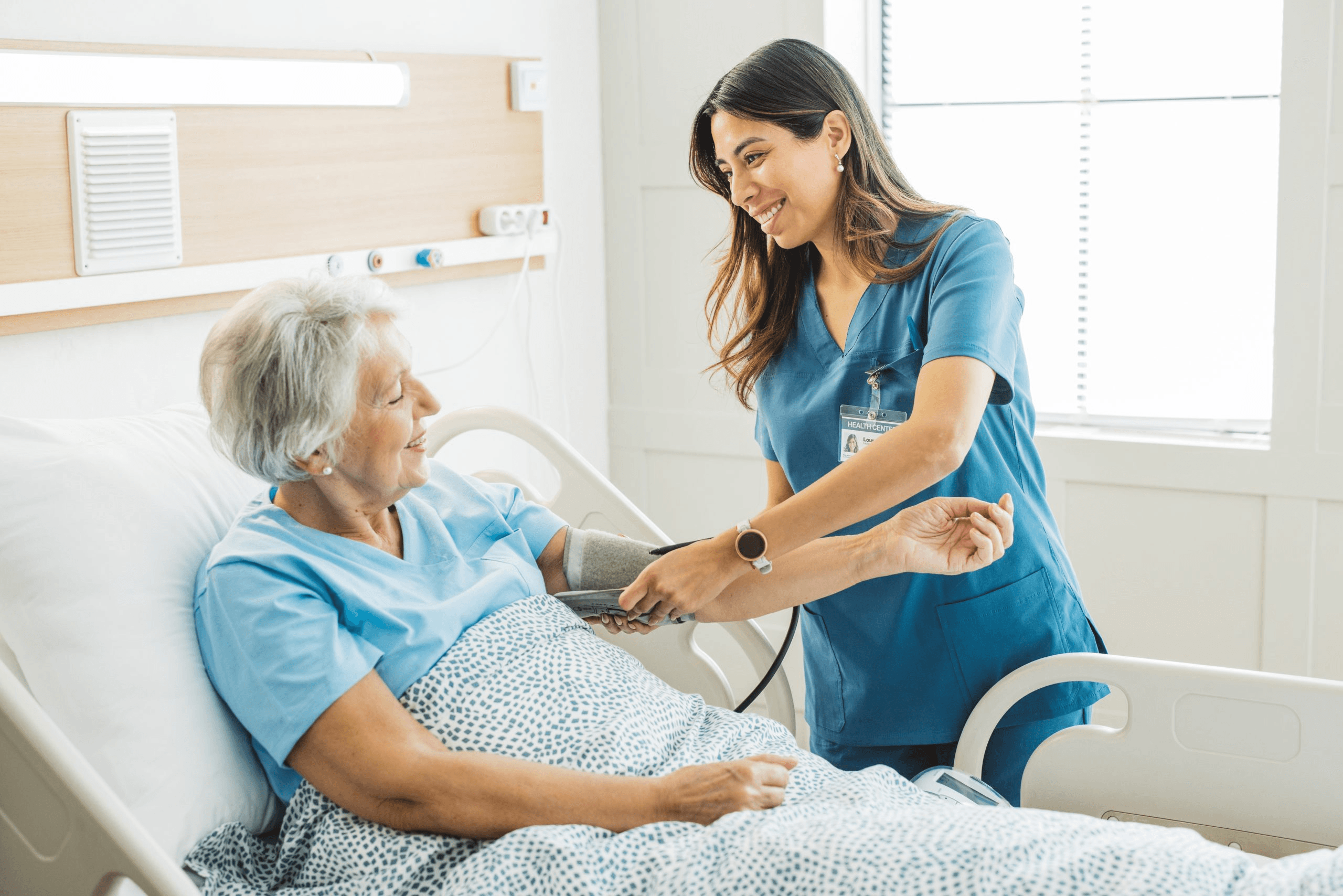 CNA training student