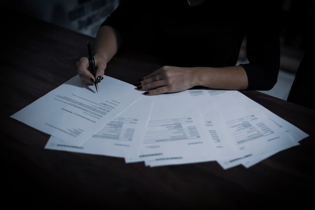 Signing insurance coverage documents and care contract