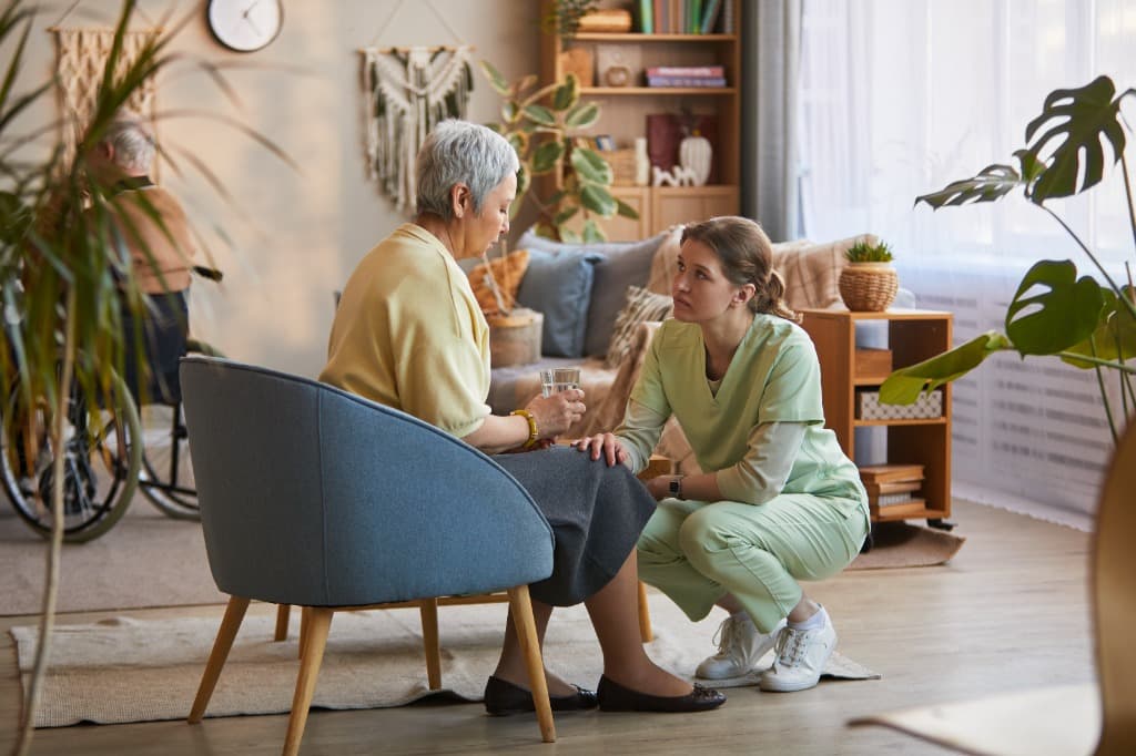 Castor Home Care caregiver supporting senior at home